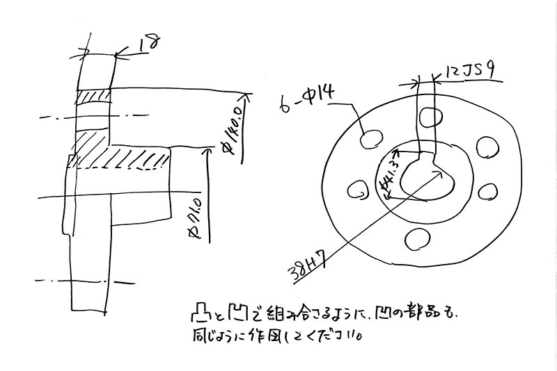 理化学の特注品・オーダーメイドは手描きの図面でも大丈夫